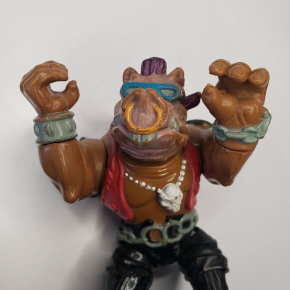 Vintage TMNT 1988 Bebop Teenage Mutant Ninja Turtles Figure - Picture 12 of 13